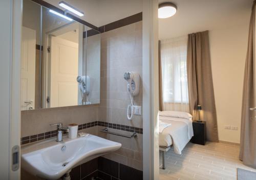 Ένα μπάνιο στο Assisium Appartamenti