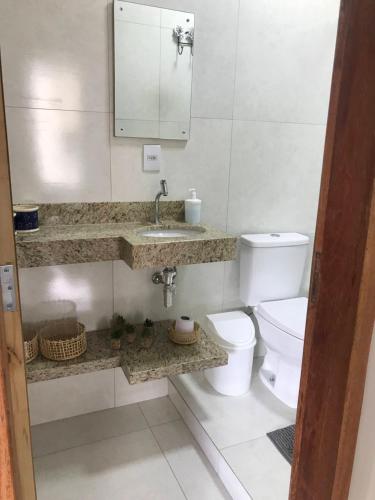 Ванная комната в Apartamento Fruto da Terra 301 VISTA PANORÂMICA MONTANHAS