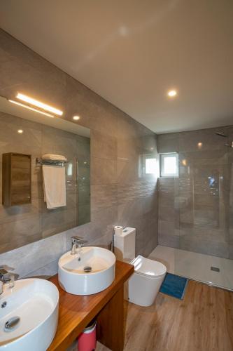 Koupelna v ubytování Apartamentos Rurales Miramar