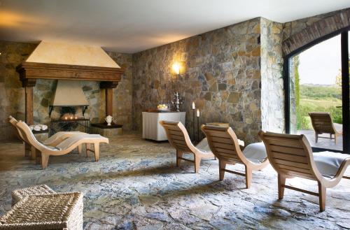 Posezení v ubytování Villa Campomaggio Resort & SPA