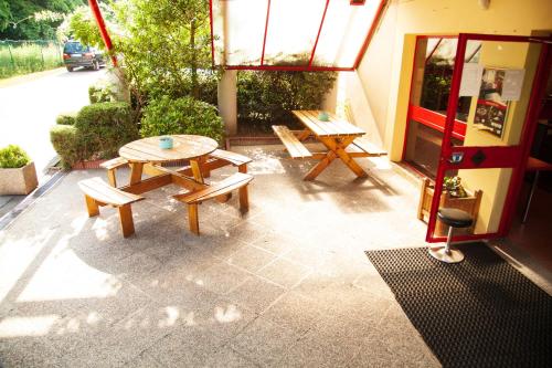 Patio nebo venkovní prostory v ubytování Class'eco Liège