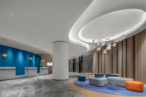 Χώρος καθιστικού στο Holiday Inn Express Nantong North Gateway by IHG
