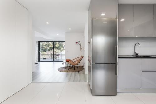 Dapur atau dapur kecil di Casa da Gateira