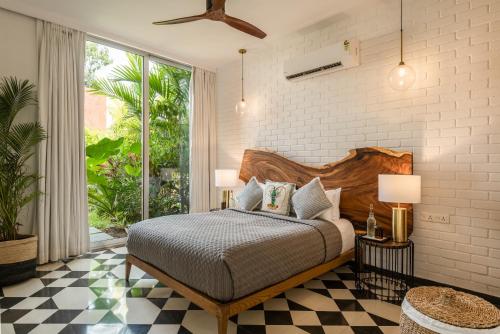 Ein Bett oder Betten in einem Zimmer der Unterkunft La Zamora Estate