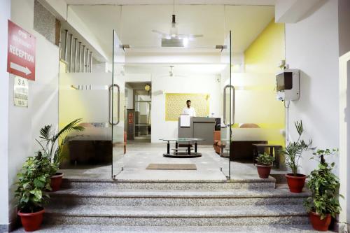 Majoituspaikan Dev Residency aula tai vastaanotto