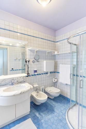 Koupelna v ubytování HOTEL Villa Lilla