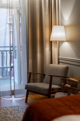 Un lugar para sentarse en Hotel Poseidon