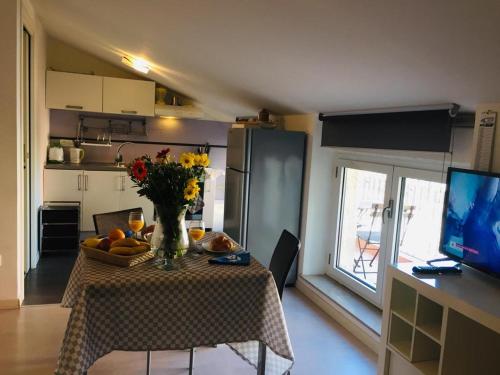 Η κουζίνα ή μικρή κουζίνα στο La Mansardina Pescara