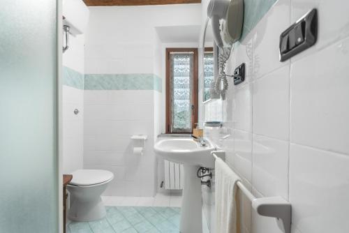Koupelna v ubytování Casale dei Gelsi