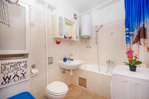 Kúpeľňa v ubytovaní Apartment Split Croatia Sea View