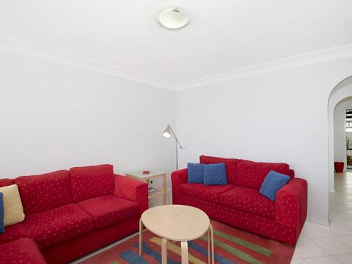 A seating area at Werrina Townhouse