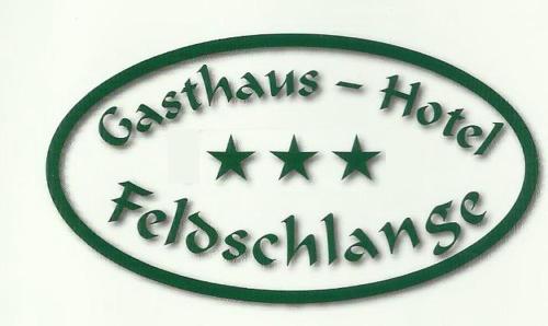 Certificado, premio, señal o documento que está expuesto en Gasthaus Hotel Feldschlange