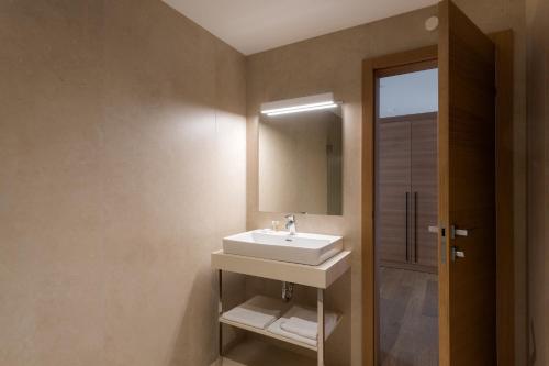 Koupelna v ubytování Hotel Ajdovec