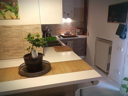Kuchyňa alebo kuchynka v ubytovaní Appartamento situato nei pressi di centro e Caserma