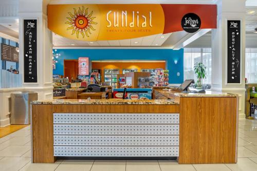 a sunilla store with a counter in a mall at Wyndham Lake Buena Vista – Disney Springs® Area in Orlando