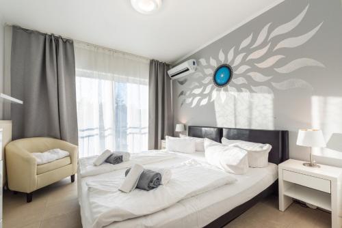 Katil atau katil-katil dalam bilik di Hotel Ziegelruh