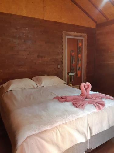 Postel nebo postele na pokoji v ubytování Cabanas Mountain