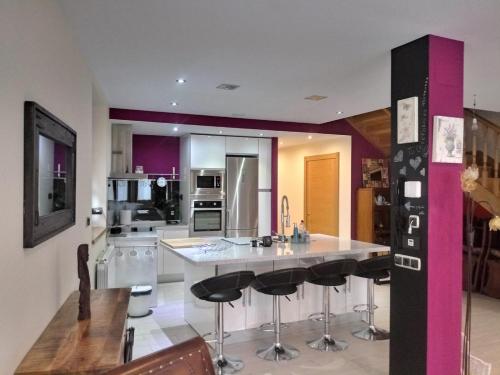 Cucina o angolo cottura di Casa Rural Pambuches