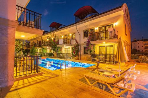 Kolam renang di atau dekat dengan Yaşam Park Apart Hotel - Fethiye Calis Beach