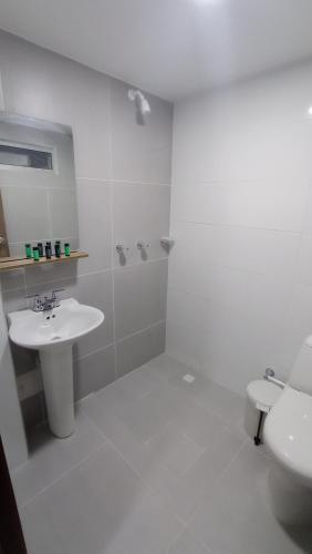 Koupelna v ubytování Hotel Andina Blue