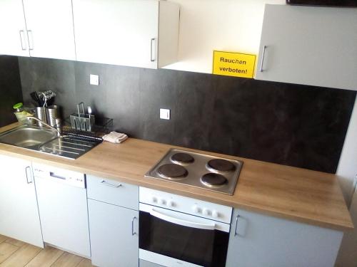 Dapur atau dapur kecil di Pension Riedel