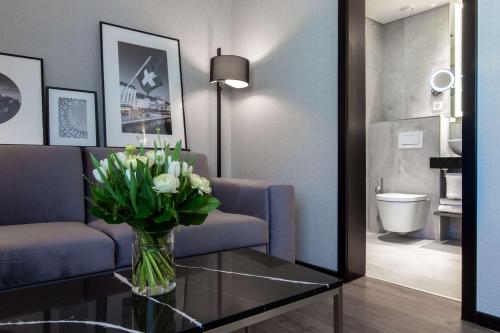 Un baño de Radisson Blu, Basel