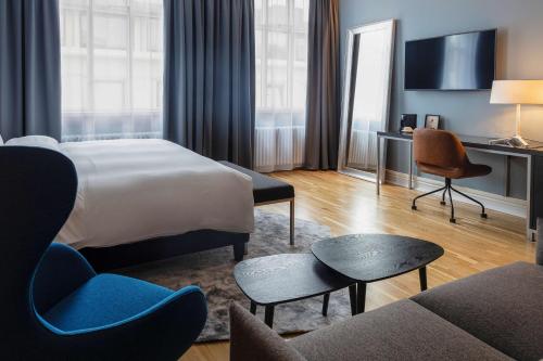 Postel nebo postele na pokoji v ubytování Radisson Blu 1919 Hotel, Reykjavík