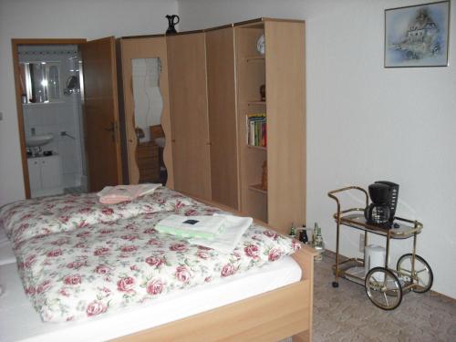 Cama o camas de una habitación en Pension Möhring