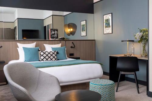 Ruang duduk di Hôtel Opéra Liège