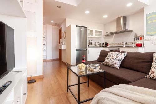 Kuchyň nebo kuchyňský kout v ubytování Sea & Wave Adela Boutique Apartment