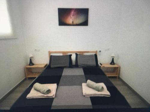 Postel nebo postele na pokoji v ubytování Minva apartamento junto al mar