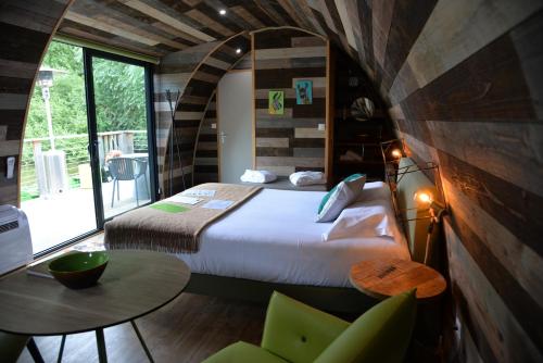 Lodges des grands crusにあるベッド