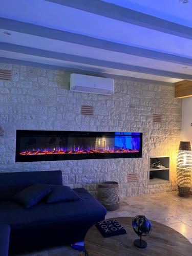 Ein Sitzbereich in der Unterkunft VILLA DEL CASTAGNOL