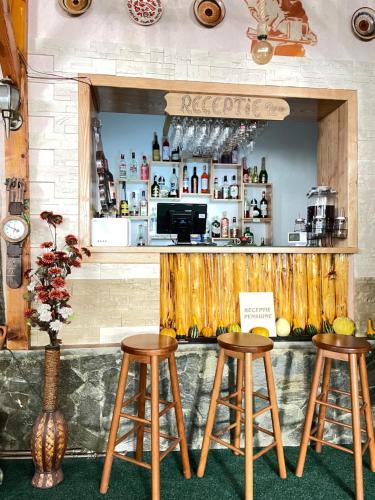 Lounge alebo bar v ubytovaní Pensiunea Nico Pardon
