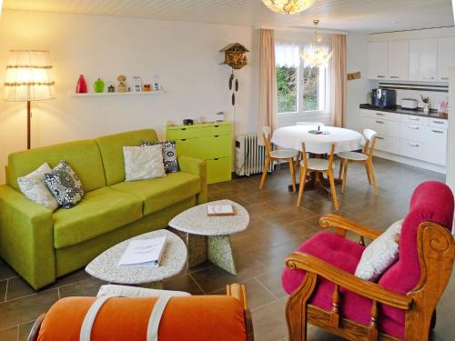 Kuchyň nebo kuchyňský kout v ubytování Apartment Mansalo by Interhome