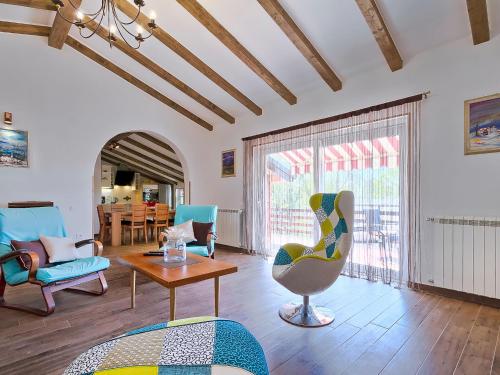 Ruang duduk di Apartment Majda by Interhome