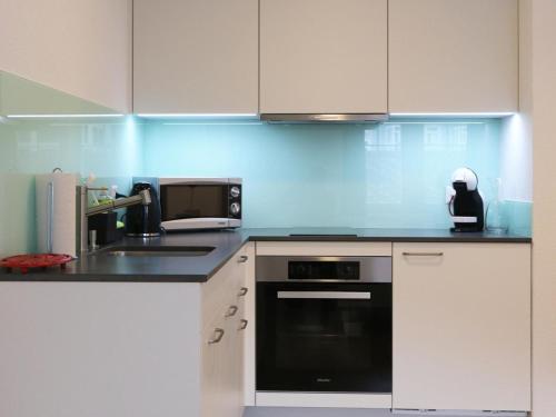 Kuchyň nebo kuchyňský kout v ubytování Apartment Twin Studio by Interhome