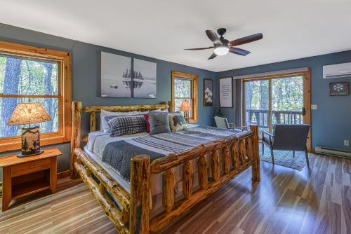 Postel nebo postele na pokoji v ubytování April Sound