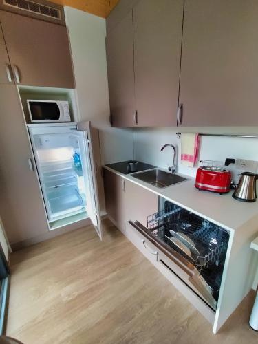 Una cocina o zona de cocina en Borgo Stazione Bike Inn