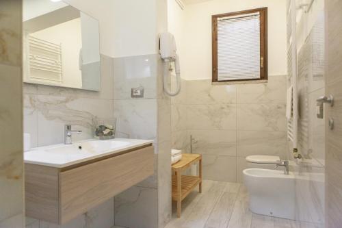 Koupelna v ubytování B&B Lucamaria