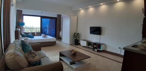 Χώρος καθιστικού στο Alia Beach Residence