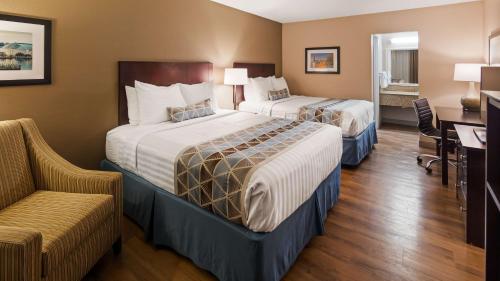 Katil atau katil-katil dalam bilik di Best Western Annapolis