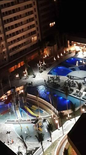 Swimmingpoolen hos eller tæt på Resort Solar das Águas - Olímpia SP