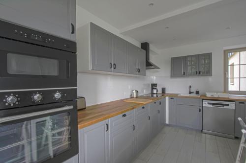 Dapur atau dapur kecil di Ferme de la Bertinière