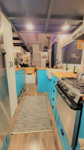 Dapur atau dapur kecil di Auberge du Vignoble Bromont