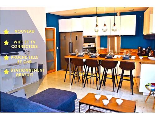 GROUPES-COLIVING-LOOSLESLILLE-7 CHAMBRES-5 SDB