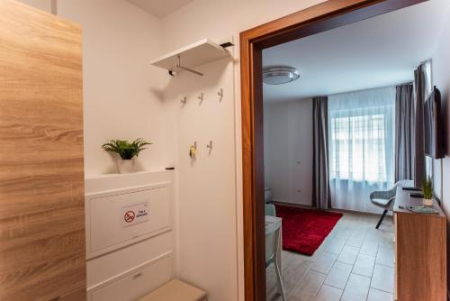 Koupelna v ubytování Lovely apartman- free parking