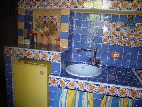 Koupelna v ubytování Villa appartamento e piscina anche esclusiva parco del cilento