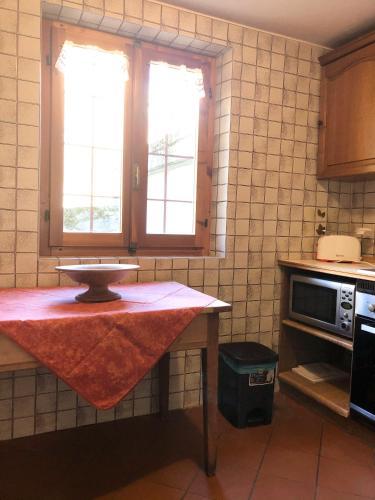 Dapur atau dapur kecil di Flora Alpina apartments-Residenza Verdebjo