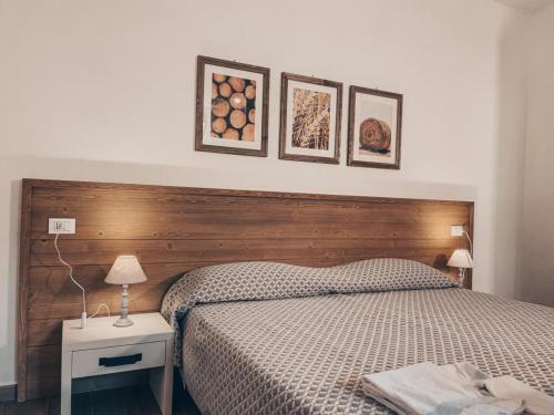 Ένα ή περισσότερα κρεβάτια σε δωμάτιο στο Agriturismo La Filanda
